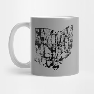 Rock Climbing Ohio Rock Climber State Map Mug